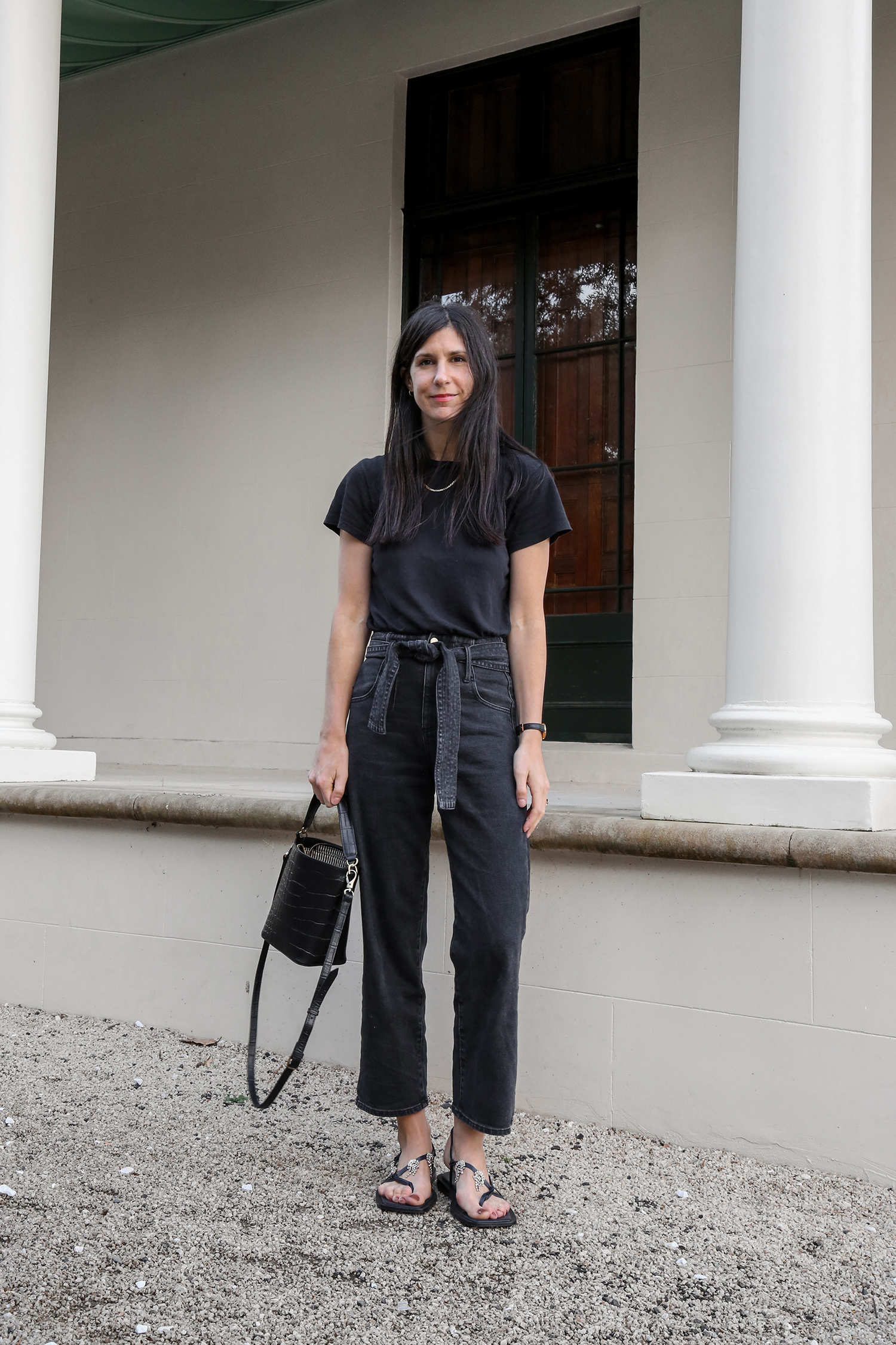 OOTD: Re/Accomplished tee with Witchery denims & Tibi sandals OOTD: Re/Accomplished tee with Witchery denims & Tibi sandals