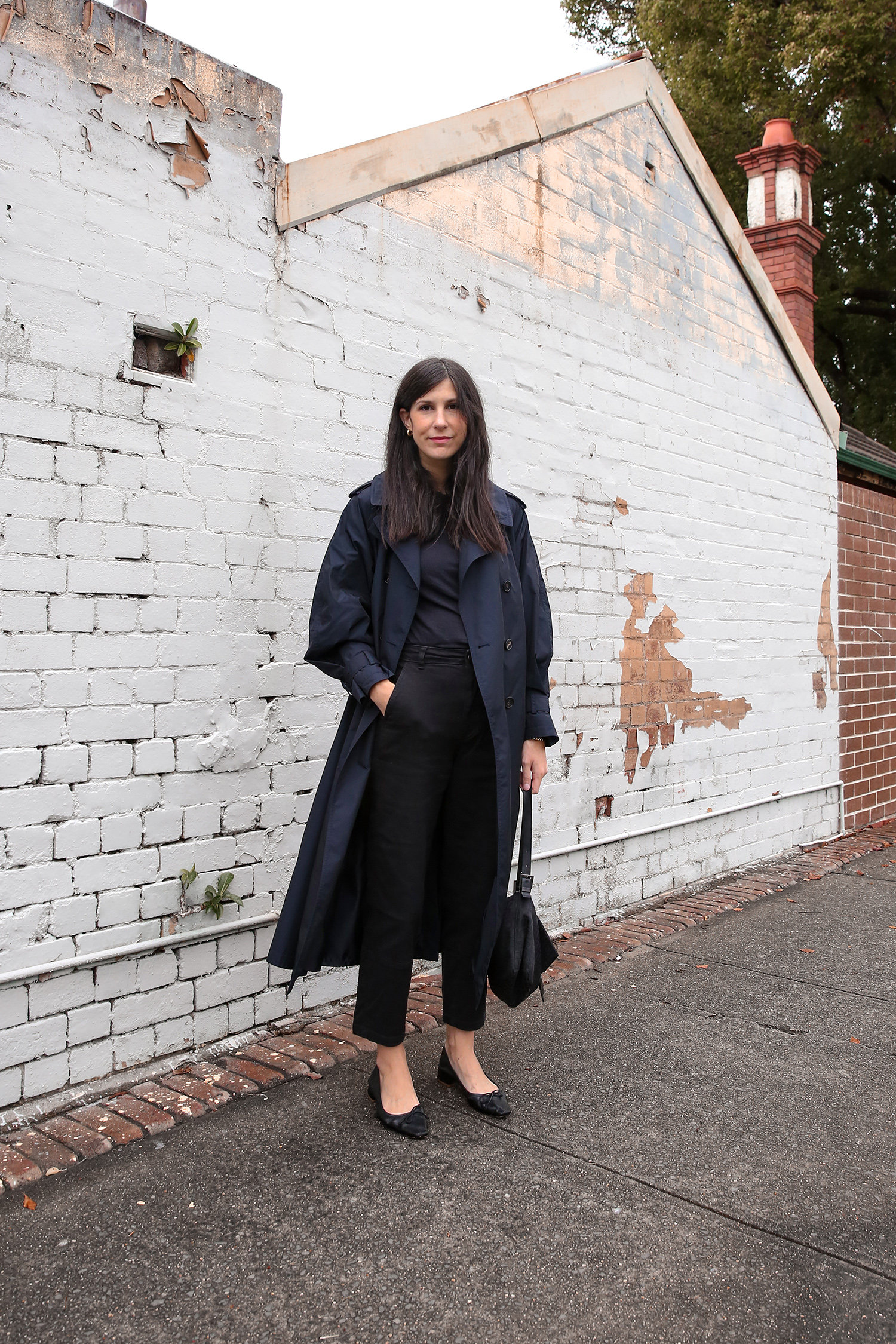 New in my wardrobe: navy nylon trench New in my wardrobe: navy nylon trench